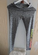 Damskie sportowe Legginsy XS wysoki stan Superdry Tech Neonowe z kieszonką