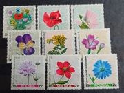 Znaczki Fi 1634 - 1642 stan** Kwiaty polskie  z 1967r. czyste