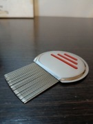 Profesionalny Grzebień Na Wszy i Gnidy Czerwony