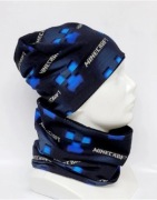 Czapka Komin Minecraft Dresówka Wiek 6-10lat 52-56