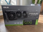 Kartonik po RTX Asus 5070 Prime (instrukcje, adapter, opakowanie)