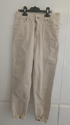 Spodnie jeansowe kremowe rozmiar 40