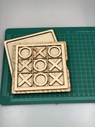 Gra kółko krzyżyk drewniana ekologiczna 