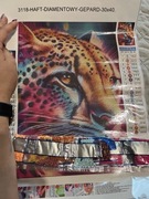 Haft mozaika diamentowa Gepard 30x40