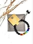 Duchowa Bransoletka 7Czakr-Kamienie Naturalne,Styl Boho,Medytacja,Joga