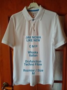 CMP Włoska męska koszulka typu polo z oddychającej tkaniny, Dryfunction, M