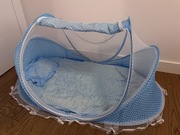 Łóżeczko turystyczne, namiot przenośny z moskitierą dla dziecka