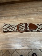 Pasek damski skóra-sznurek 