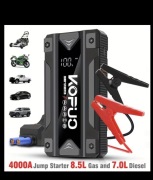 Jump Starter 4000A – Nowy, Mocny Booster do 8.5L/7.0L