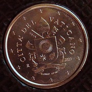 WATYKAN 2023 5 CENTÓW UNC !!!!!!!!!!