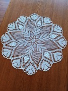 Duża serwetka szydełkowa 62 cm – rękodzieło