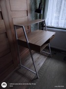 Biurko prostokątny SoBuy Biurko 81 x 50 x 100 cm buk jasny