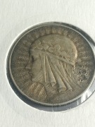 Moneta 5 zł Głowa Kobiety 1934r. W, wyraźne szczegóły, patyna, stan: 1+