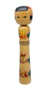 Japonia. Nambu (Kina-Kina) Kokeshi, sygnowana. Showa