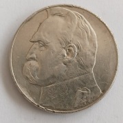 Polska 10 zł 1936 Piłsudski - srebro 
