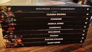 Komiksy Ciemna strona Marvela 8 tomów + Wielkie pojedynki Wolverine tom 6