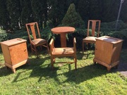 Nocne szafki, krzesła taboret stół - antyki