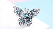 Pandora Charm Moments koralik zawieszka motyl pave