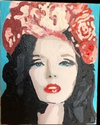 Olej na płótnie portret kobiety - Anna Maciejewska