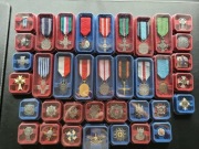 Odznaki / odznaczenia wojskowe / patriotyczne 37 sztuk