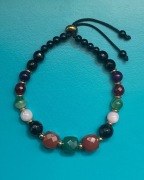 Bransoletka kamienie naturalne - amulet, ochrona przed złą energią 