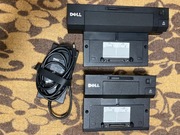 Dwie stacje dokujące Dell PR02X i PR03X z zasilaczem 130W PA-4E 6,7A