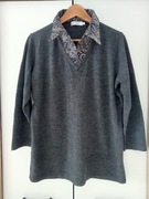Sweter damski z kołnierzem rozm XL/XXL
