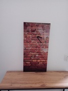 zegar ścienny TULUP 30x60 mur ceglany