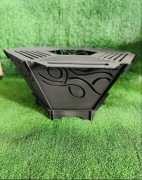 Palenisko Ogrodowe stalowe 3 mm z Rusztem Składane Ognisko Grill PRODUCENT