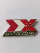 Odznaka -SALUT ZWYCIĘSTWA ZHP. NOWA