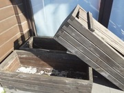 Donice drewniane 6 sztuk