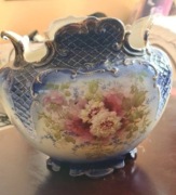 Secesyjna donica porcelanowa 