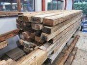 Stare sosnowe belki ciosane 