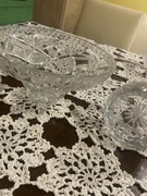 zestaw kryształowy prl