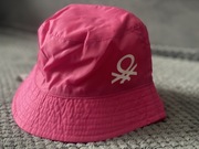 Kapelusz UCB color różowy cudo na lato BENETTON