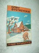 GÓRY BYSTRZYCKIE - MAPA TURYSTYCZNA - 1988