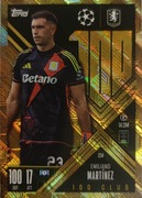 TOPPS MATCH ATTAX EXTRA 2025 NR 334 EMILIANO MARTINEZ 100 CLUB