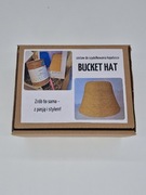 Zestaw do szydełkowania kapelusza, DIY. Zrób to sam. Wyjątkowy prezent. 