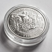 2 UNCJE SREBRA Moneta The Bull of CLARENCE 2023 TUDOR BEASTS Bestie Tudorów