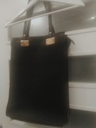 Nowa torebka shoperka czarna skórzana H&M