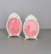 Posrebrzane ramki na zdjęcia vintage silver plated komplet