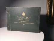 Przedwojenny album katalog Ansaldo ze zdjęciami Statków Włochy 1920s UNIKAT