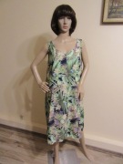 JACK WOLFSKIN sukienka letnia szybkoschnąca egzotyczny wzór jak nowa_ 44