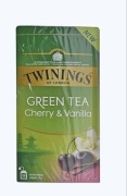Twinings Green tea Cherry & Vanilla zielona z wiśnią i wanilią x25