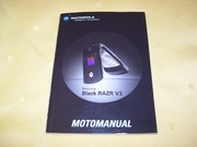 MOTOROLA - BLACK RAZR V3 - MOTOMANUAL - INSTRUKCJA