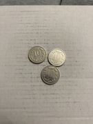 3 x 10 groszy 2019 rok