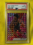 2019-20 MOSAIC #211 Coby White RC PINK CAMO PSA10 GEM mint
