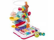 WIELOFUNKCYJNA, EDUKACYJNA ZABAWKA DLA DZIECI, CYMBAŁKI, ZJEŻDŻALNIA, PAŁĄK