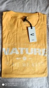 Camel Active pomarańczowy t-shirt rozm 3XL XXXL z nadrukiem 