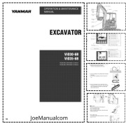 Yanmar VIO30-6B VIO35-6B Operation Manual Instrukcja obsługi operatora DTR